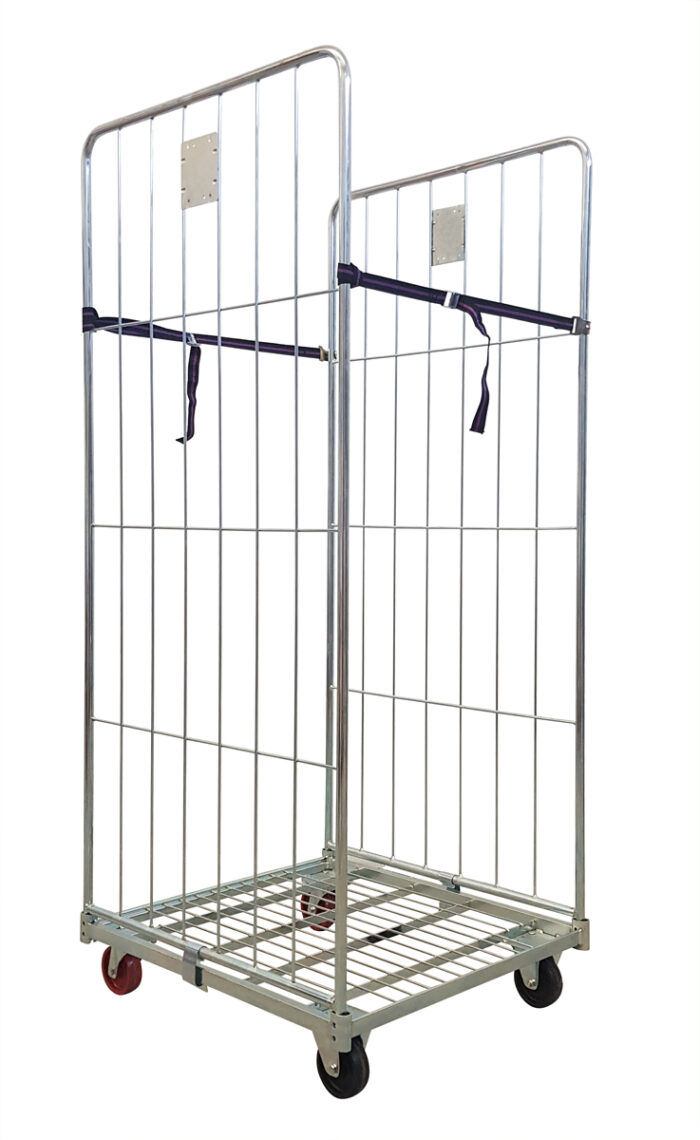 Roll Container Con 2 Sponde E 2 Cinghie - immagine 3