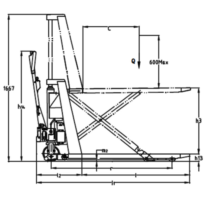 Transpallet a pantografo - immagine 4